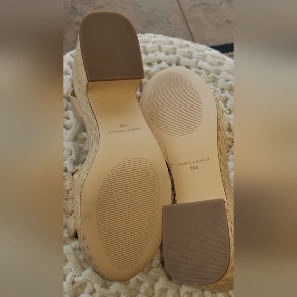 Marc Fisher size 11 platform Espadrille sandal - Picture 2 of 4